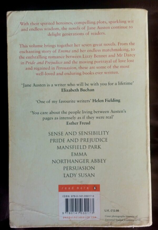 The Complete Novels Of Jane Austen secondhand book