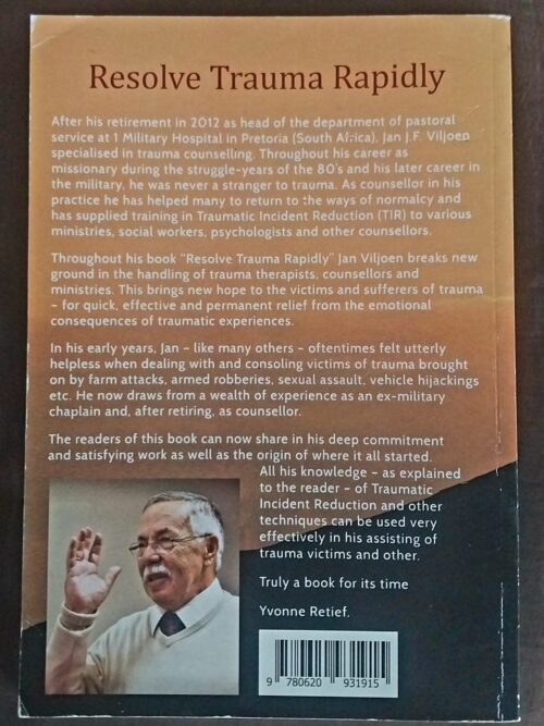 Resolve Trauma Rapidly – Jan J.F. Viljoen secondhand book