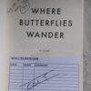 20260326_154752 Where Butterflies Wander – Suzanne Redfearn secondhand book