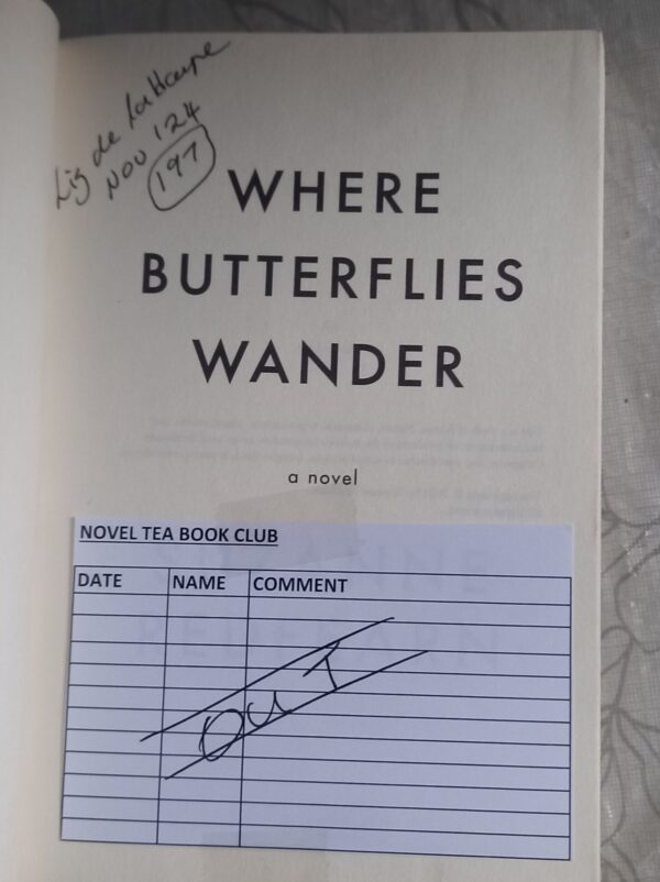 20260326_154752 Where Butterflies Wander – Suzanne Redfearn secondhand book
