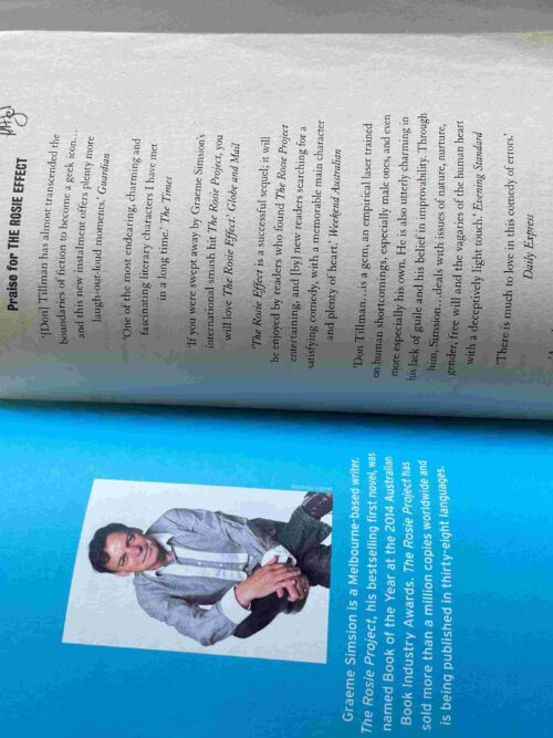 The Rosie Effect – Graeme Simsion secondhand book