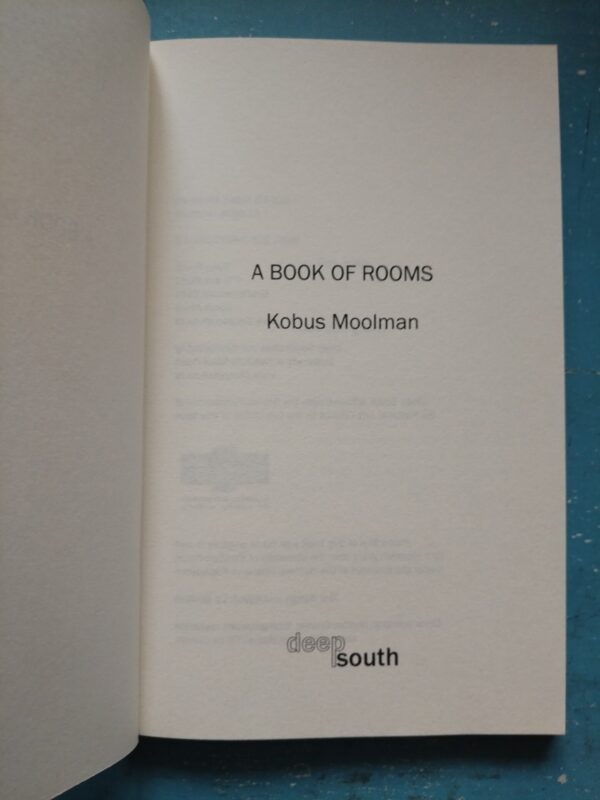 A Book of Rooms – Kobus Moolman secondhand book