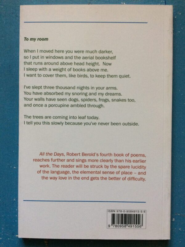 All the Days – Robert Berold secondhand book