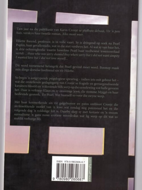 Alles Mooi Weer — Karin Cronjé secondhand book