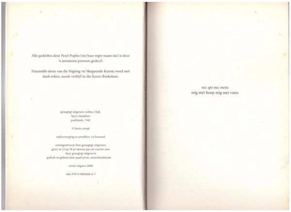 Alles Mooi Weer — Karin Cronjé secondhand book