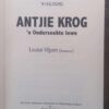 Antjie Krog5 Antjie Krog: ‘n Ondersoekte Lewe — Louise Viljoen secondhand book