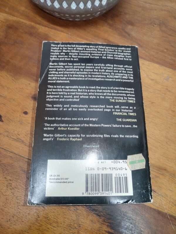 Auschwitz And The Allies — Martin Gilbert secondhand book
