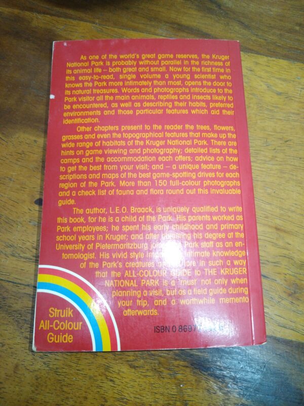 The Kruger National Park — L. E. O. Braack secondhand book