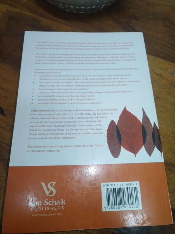 Environmental Education And Education For Sustainability — C. P. Loubser secondhand book