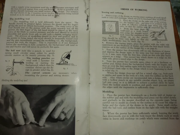 Vintage “Atlas” Handicrafts Leaflets From Manchester 4 (Bundle Of Six) secondhand book