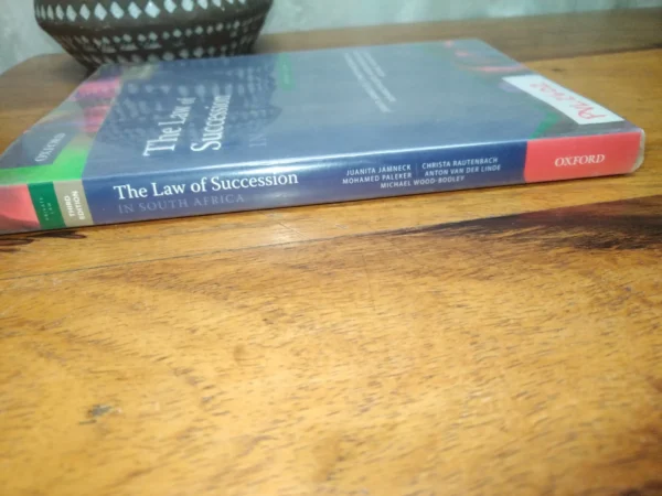 The Law Of Succession In South Africa: Private Law — Jamneck Et Al. secondhand book