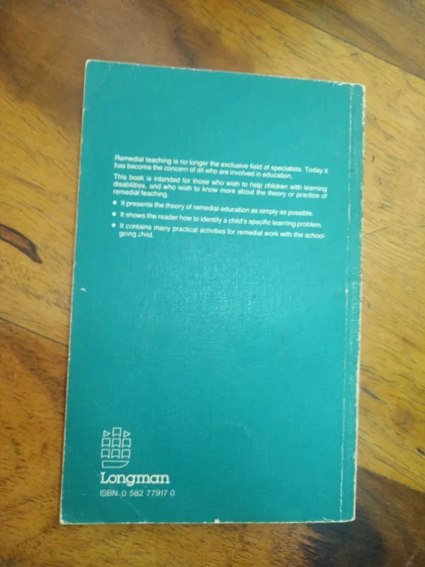 Remedial Teaching: A Practical Guide For Class Teachers And Students — Q. Cosford secondhand book