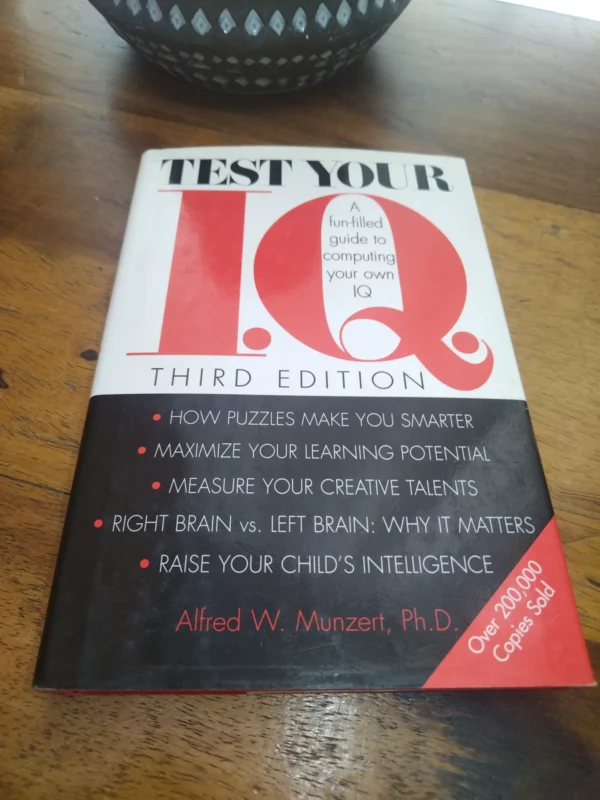 Test Your IQ — Alfred W. Munzert secondhand book