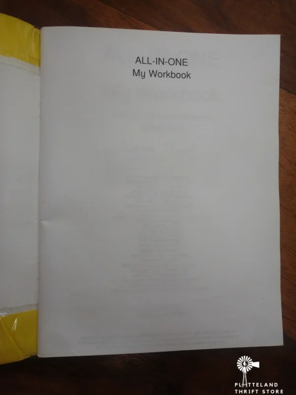 BK26032 2 All-In-One: My Workbook Grade R — Mart Meij, Charlotte Sullivan secondhand book