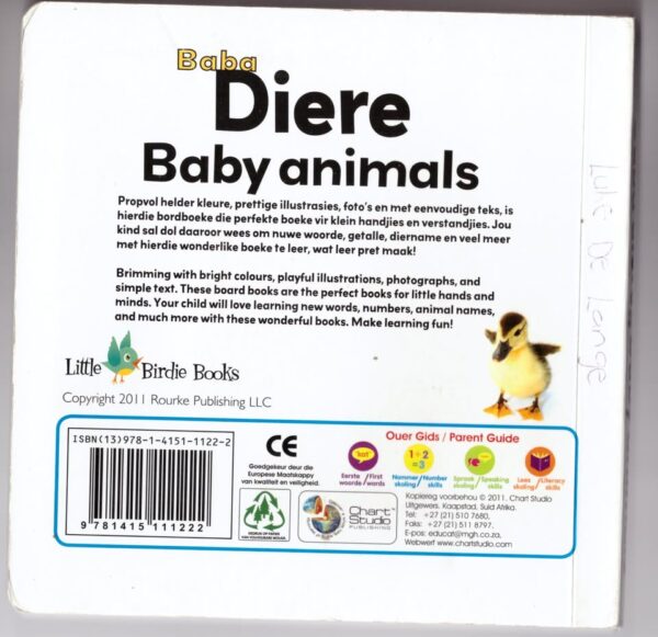 Babadiere / Baby Animals secondhand book