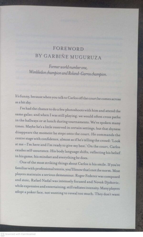 Being Carlos Alcaraz: The Man Behind The Smile — Mark Hodgkinson secondhand book