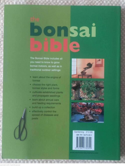 The Bonsai Bible: Raising Exotic Miniature Trees In Your Home — David Squire secondhand book