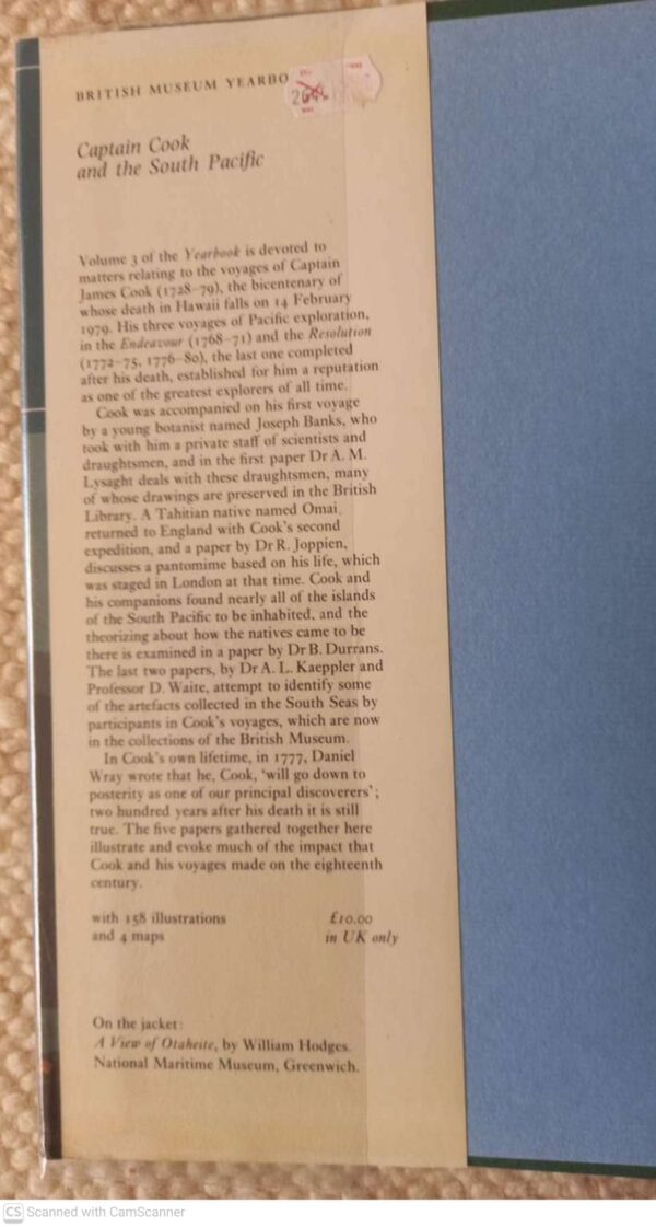 Captain Cook And The South Pacific: British Museum Yearbook 3 – T. C. Mitchell secondhand book