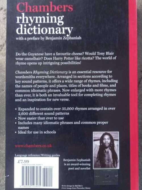 Chambers Rhyming Dictionary secondhand book