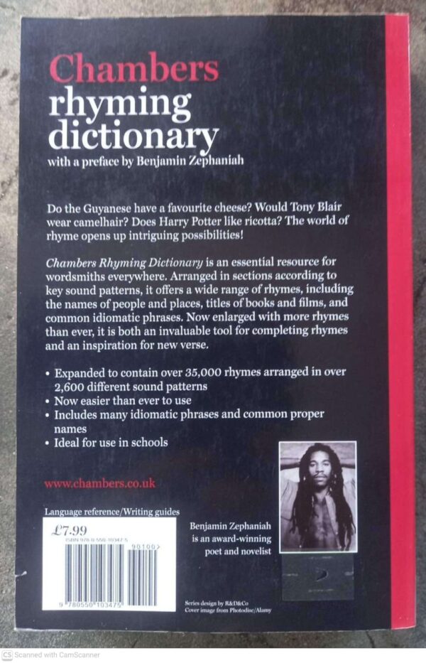 Chambers Rhyming Dictionary secondhand book