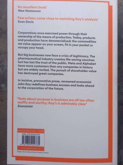 The Corporation In The Twenty-First Century — John Kay secondhand book