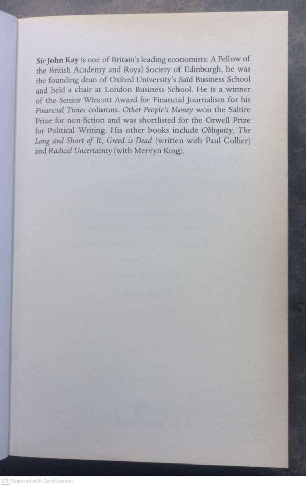 The Corporation In The Twenty-First Century — John Kay secondhand book