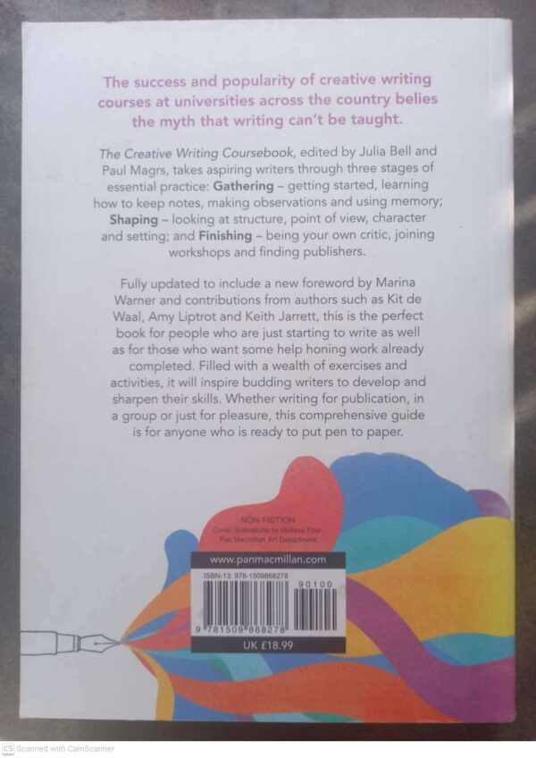 The Creative Writing Coursebook — Julia Bell, Paul Magrs secondhand book