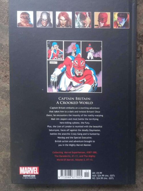 Captain Britain: A Crooked World (Marvel Ultimate Graphic Novels Collection, Vol. 43) secondhand book