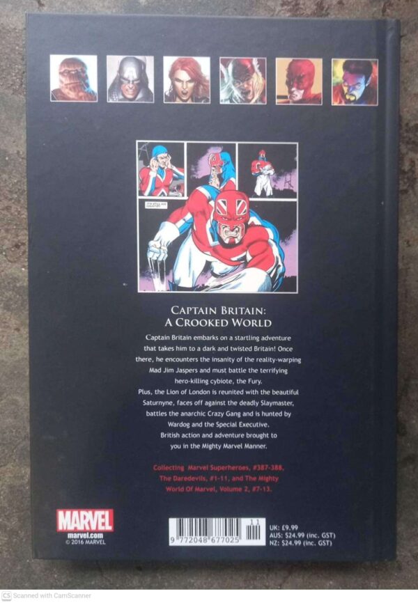 Captain Britain: A Crooked World (Marvel Ultimate Graphic Novels Collection, Vol. 43) secondhand book