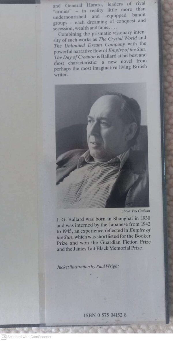 The Day Of Creation — J. G. Ballard secondhand book