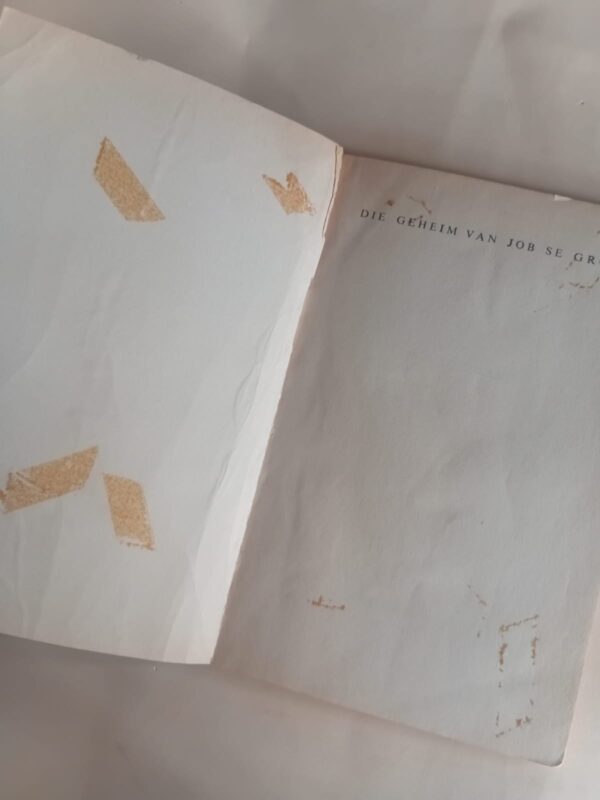 Die Geheim Van Job Se Grot – WP Steenkamp secondhand book