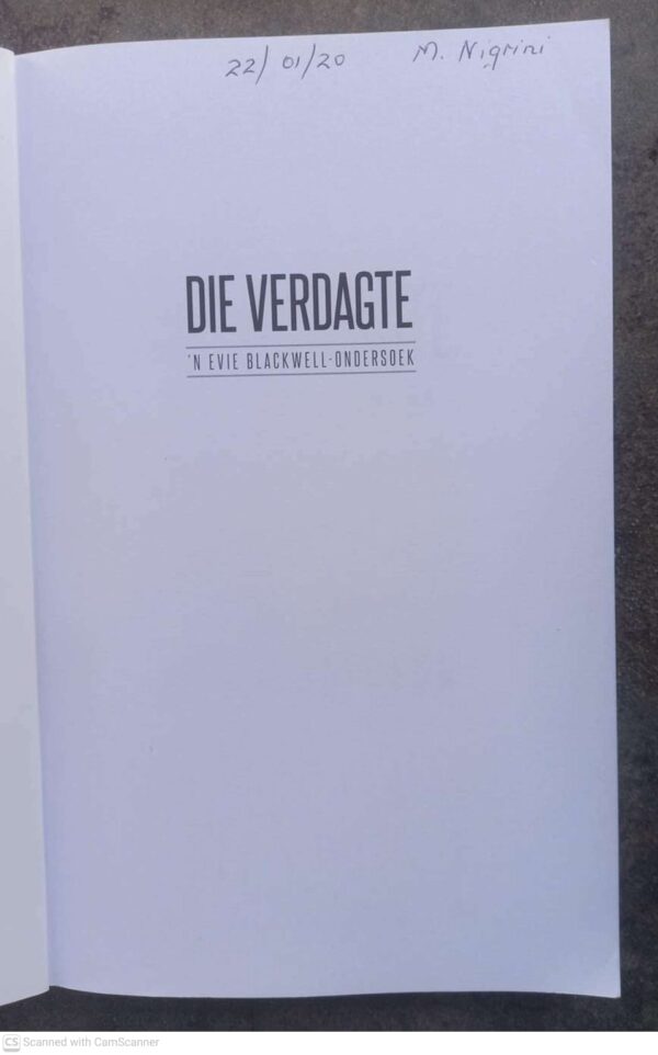 Die Verdagte — Dee Henderson secondhand book