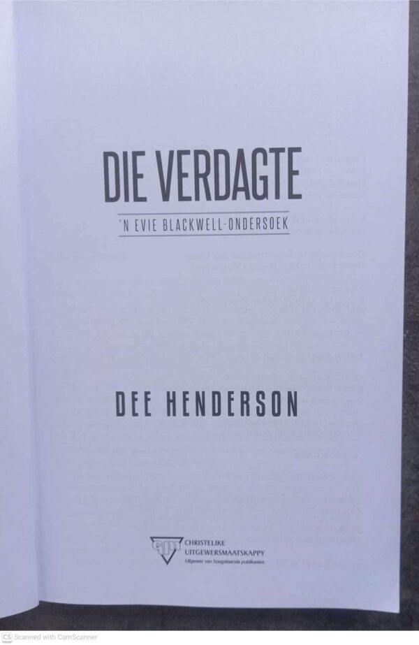 Die Verdagte — Dee Henderson secondhand book