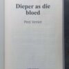 Dieper as die Bloed 3 Dieper As Die Bloed – Peet Venter secondhand book
