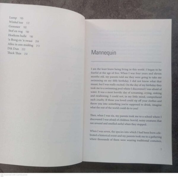 Dik Dun Thick Thin — Nataniël secondhand book