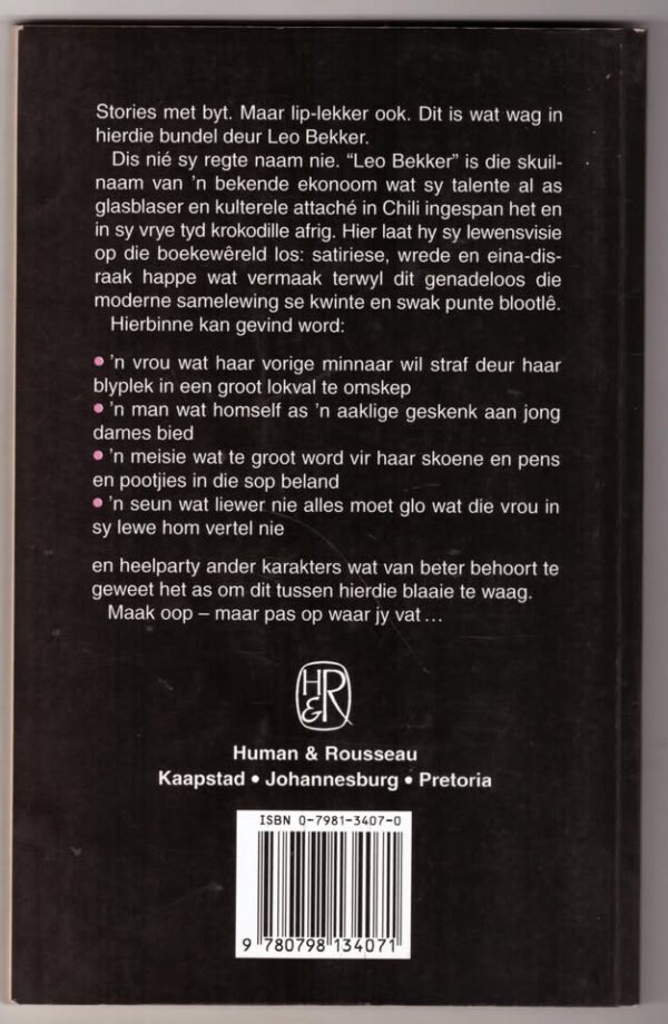 Dinge Met Tande — Leo Bekker secondhand book