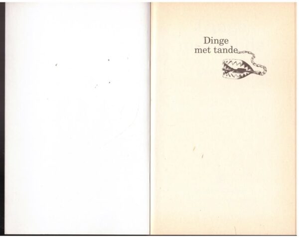 Dinge Met Tande — Leo Bekker secondhand book