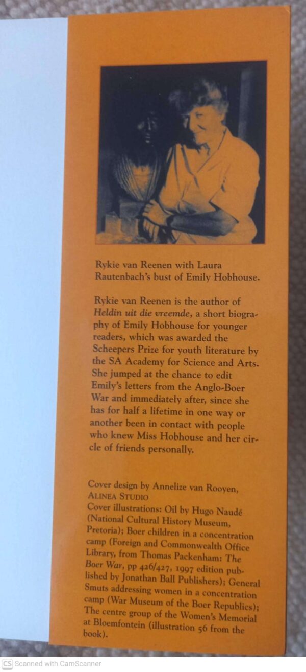 Emily Hobhouse: Boer War Letters — Rykie Van Reenen secondhand book