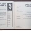 English In Africa, Volume 14, Number 1, May 1987 secondhand book
