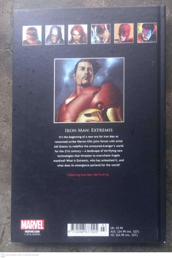 Extremis2 Iron Man: Extremis (Marvel Ultimate Graphic Novels Collection, Vol. 83) secondhand book