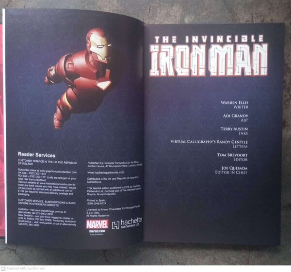 Extremis4 Iron Man: Extremis (Marvel Ultimate Graphic Novels Collection, Vol. 83) secondhand book