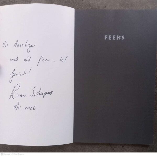 Feeks – Riana Scheepers **GETEKEN** secondhand book