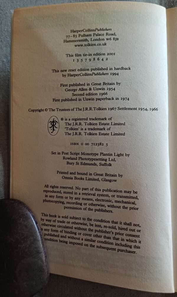 The Fellowship Of The Ring – JRR Tolkien secondhand book