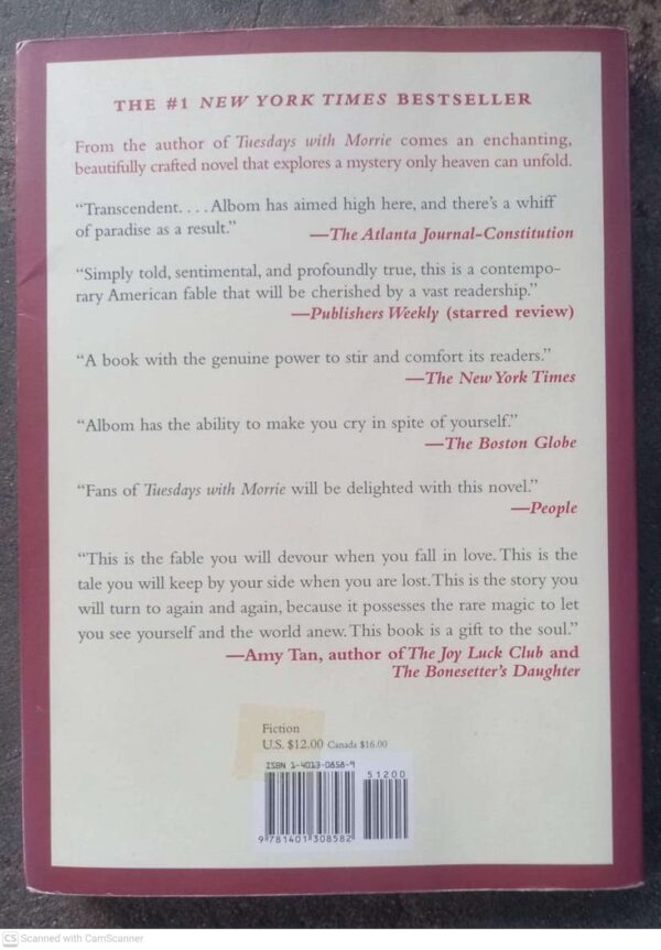 The Five People You Meet In Heaven – Mitch Albom secondhand book