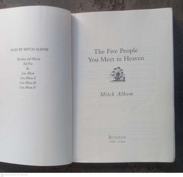The Five People You Meet In Heaven – Mitch Albom secondhand book