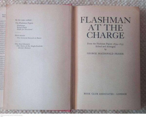 Flashman at the Charge — George MacDonald Fraser secondhand book