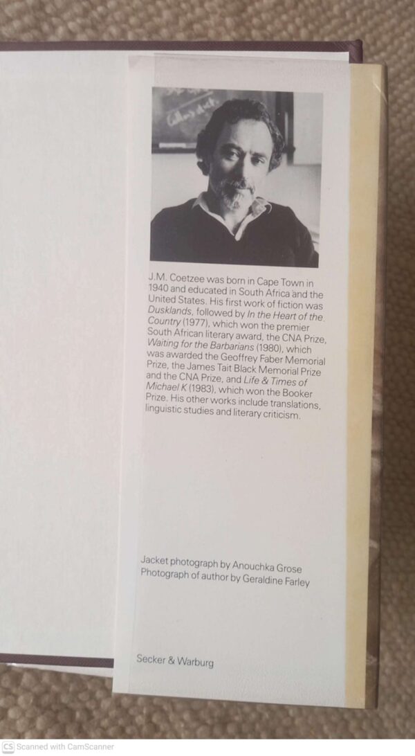 Foe – J. M. Coetzee secondhand book