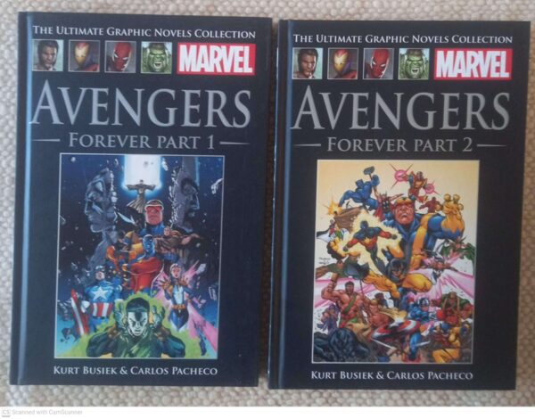 Avengers: Forever, Part 1 & 2 (Marvel Ultimate Graphic Novels Collection, Vol. 54 & 55) secondhand book