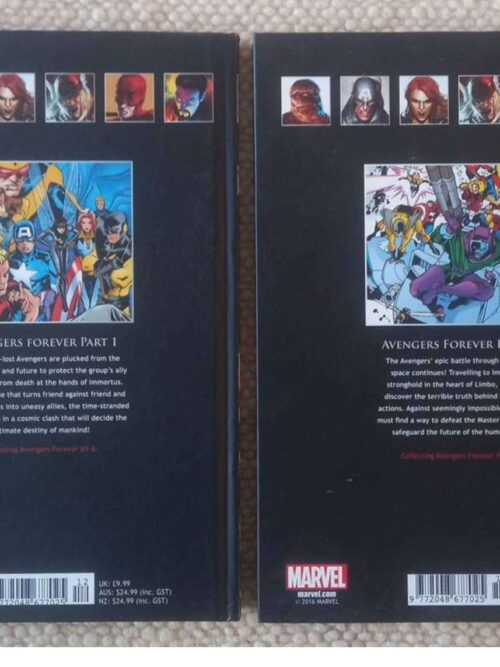 Avengers: Forever, Part 1 & 2 (Marvel Ultimate Graphic Novels Collection, Vol. 54 & 55) secondhand book