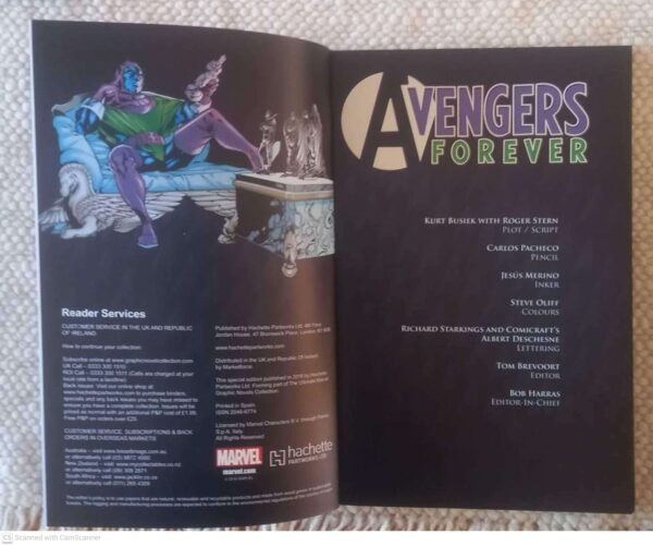 Avengers: Forever, Part 1 & 2 (Marvel Ultimate Graphic Novels Collection, Vol. 54 & 55) secondhand book
